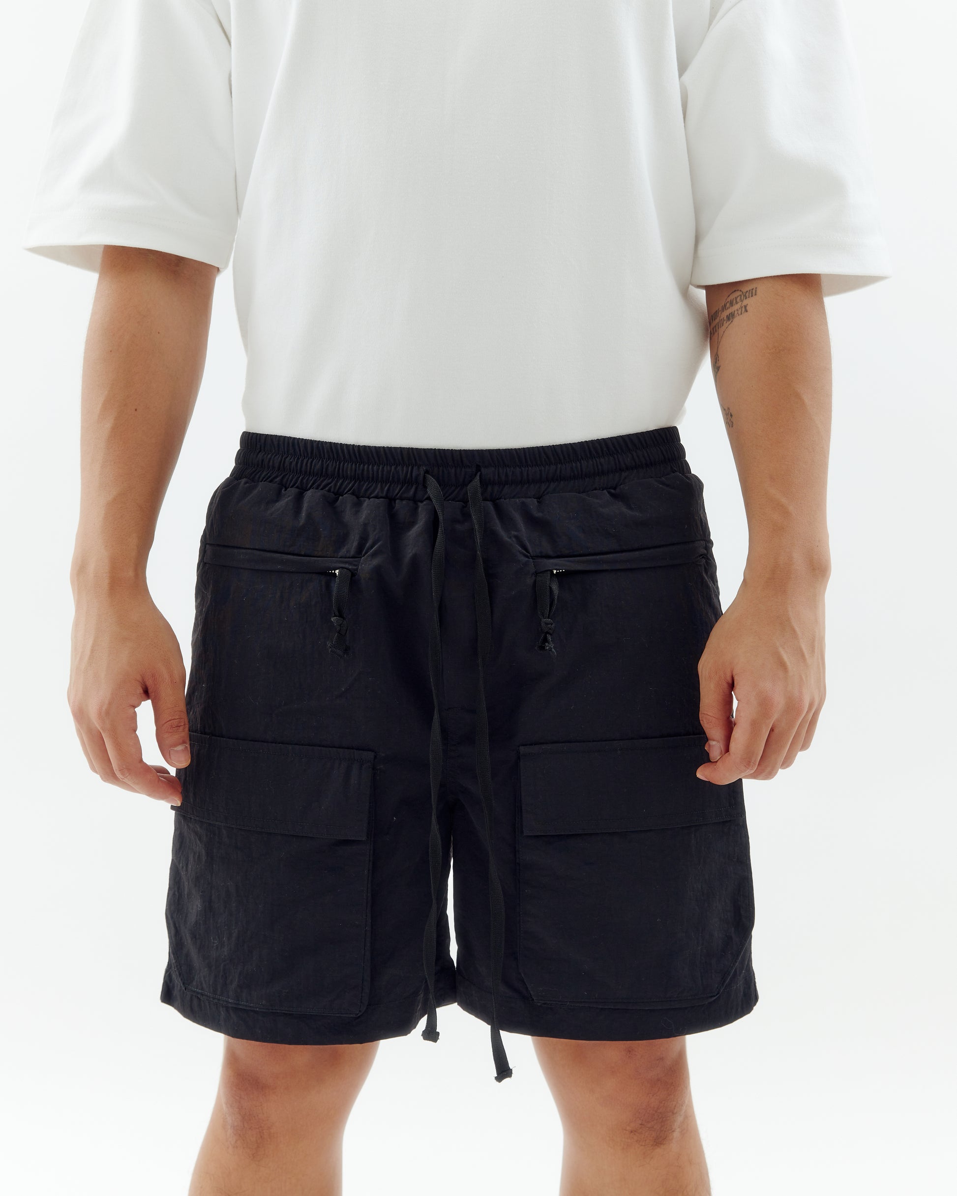 Cargo Bermuda shorts with modal
